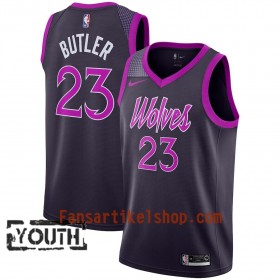 Minnesota Timberwolves Trikot Jimmy Butler 23 2018-19 Nike City Edition Lila Swingman - Kinder